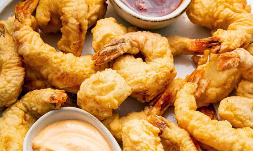 Crispy Tempura Classic Plate vegetable selection with dipping sauce